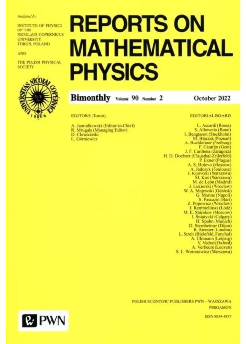 Reports on Mathematical Physics 90/2