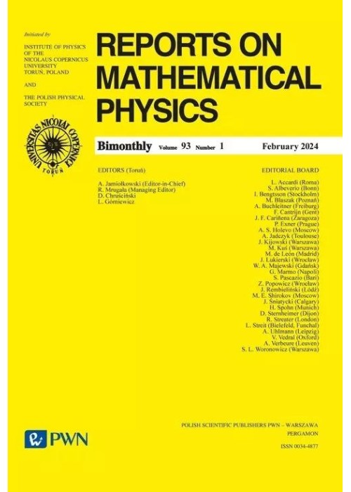Reports on Mathematical Physics 93/1