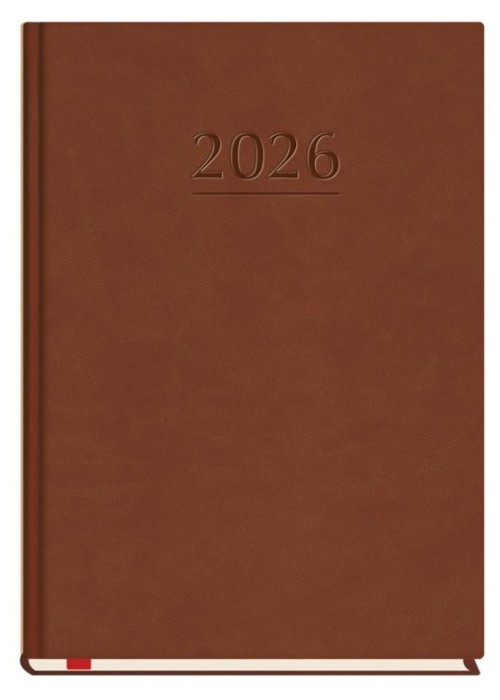 Terminarz 2026 A5 tygodniowy Popularny brązowy