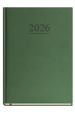 Terminarz 2026 A4 tygodniowy uniwersalny zielony