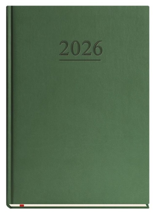 Terminarz 2026 A4 tygodniowy uniwersalny zielony