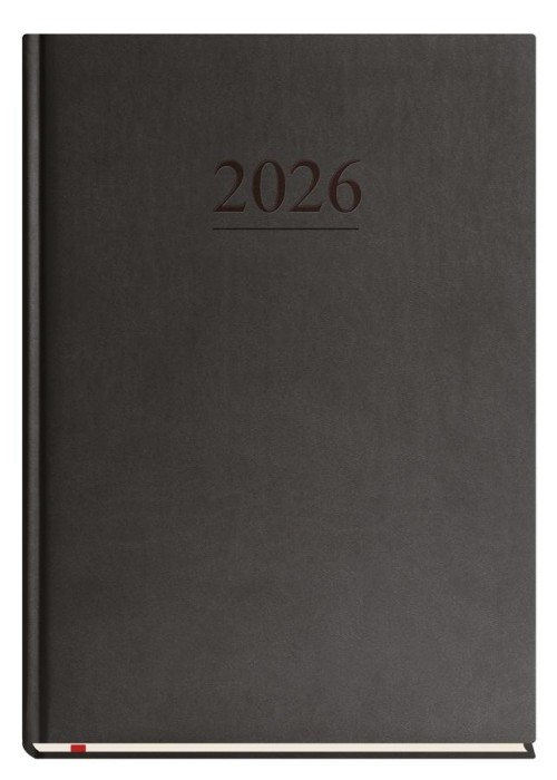 Terminarz 2026 A4 tygodniowy uniwersalny czarny