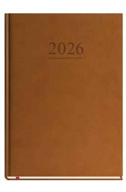 Terminarz 2026 A4 tygodniowy uniwersalny brązowy
