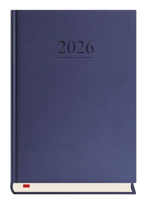 Terminarz 2026 A5 dzienny Menadżera granatowy