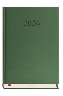 Terminarz 2026 A5 dzienny Menadżera zielony