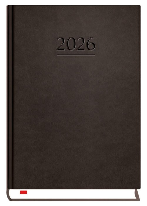 Terminarz 2026 B6 dzienny powszechny czarny