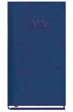 Terminarz 2026 kieszonkowy niebieski