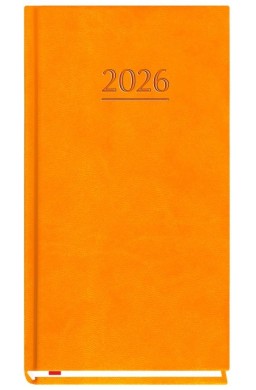 Terminarz 2026 kieszonkowy pomarańczowy
