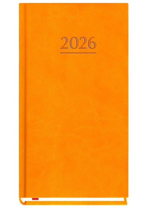 Terminarz 2026 kieszonkowy pomarańczowy