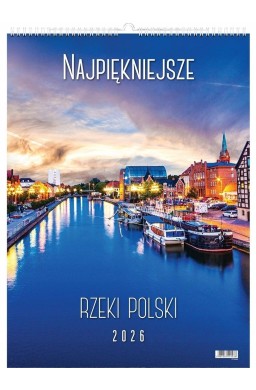 Kalendarz 2026 wieloplanszowy rzeki Polski