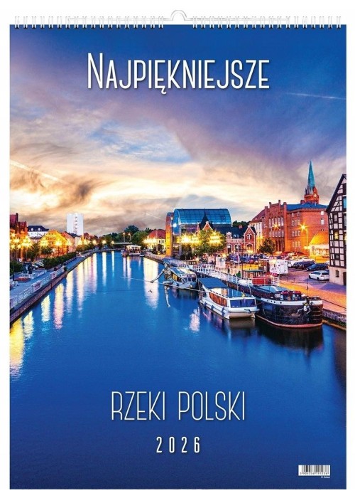 Kalendarz 2026 wieloplanszowy rzeki Polski