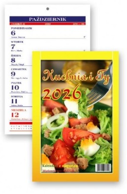 Kalendarz 2026 tyg. magnes Kuchnia i Ty