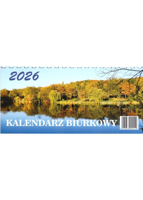 Kalendarz 2026 biurkowy poziomy Kalendarz 2026 biurkowy poziomy