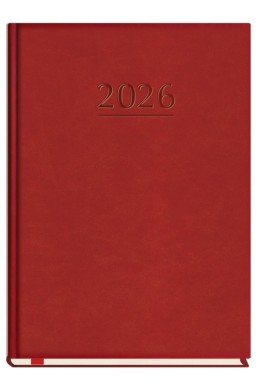 Terminarz 2026 A5 tygodniowy Popularny bordowy