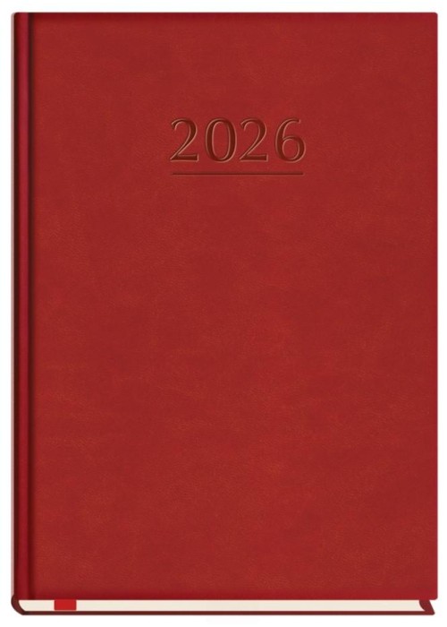 Terminarz 2026 A5 tygodniowy Popularny bordowy