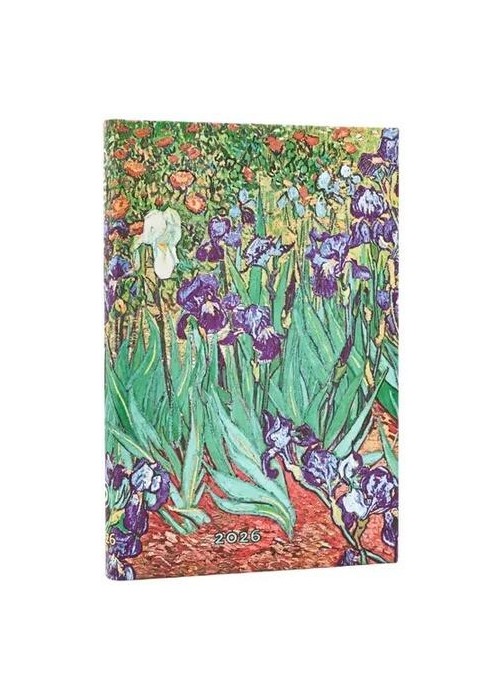 Kalendarz książkowy mini 2026 Van Gogh's Irises