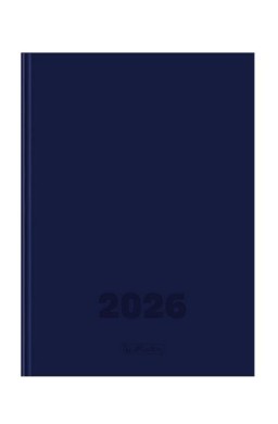 Kalendarz 2026 A5 dzienny Szefa DTP granat HERLITZ