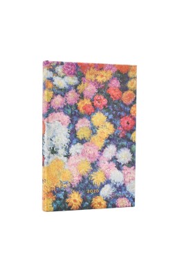 Kalendarz książkowy mini 2026 Monet's Chrysanthem