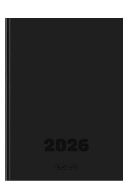 Kalendarz 2026 A5 dzienny Szefa DTP czarny HERLITZ