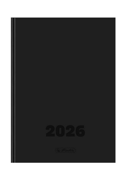 Kalendarz 2026 A5 dzienny Szefa DTP czarny HERLITZ