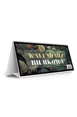 Kalendarz 2026 biurkowy poziomy stojący 29x13cm