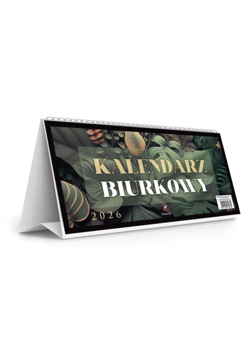 Kalendarz 2026 biurkowy poziomy stojący 29x13cm