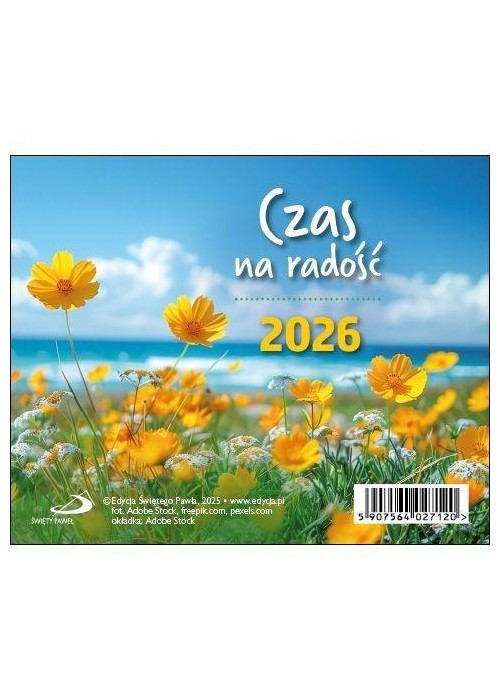 Kalendarz 2026 biurkowy czas na radość