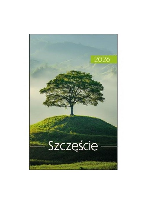 Kalendarz 2026 kieszonkowy szczęście drzewo