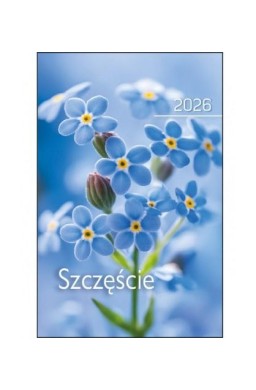 Kalendarz 2026 kieszonkowy szczęście kwiat