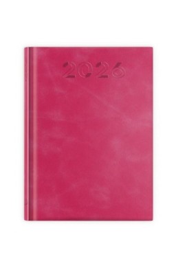 Terminarz 2026 B6 print malinowy