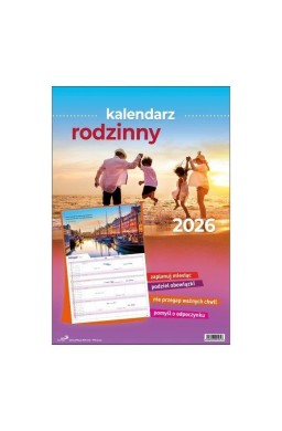 Kalendarz 2026 rodzinny duży