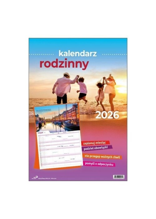Kalendarz 2026 rodzinny duży