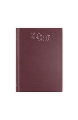 Terminarz 2026 B6 standard bordowy