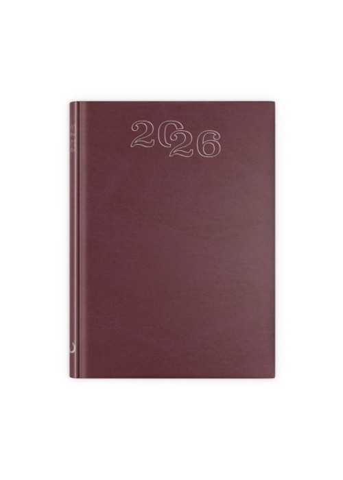 Terminarz 2026 B6 standard bordowy