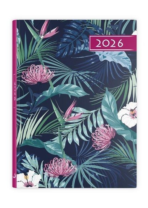 Terminarz 2026 B6 kwiatki