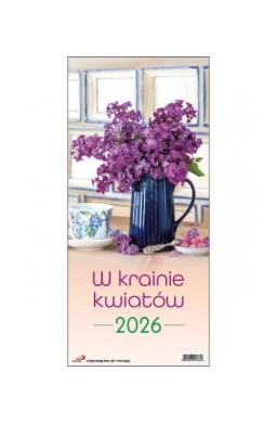 Kalendarz 2026 ścienny w krainie kwiatów