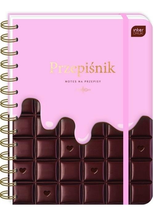 Przepiśnik z gumką A5/240K 90g Chocolate