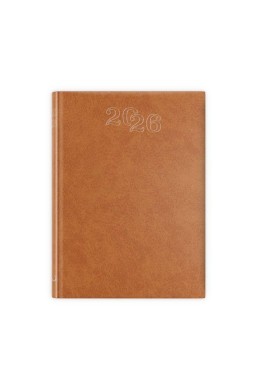 Terminarz 2026 B7 brązowy