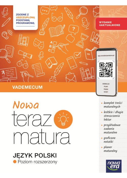J. Polski Nowa Teraz Matura Vademecum 2025/26 ZR