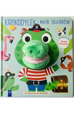 Przyjaciele do poduszki. Krokodylek i mapa skarbów