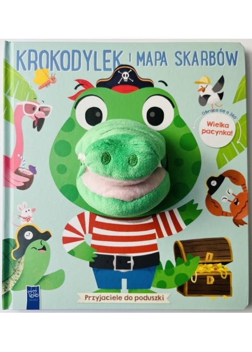 Przyjaciele do poduszki. Krokodylek i mapa skarbów
