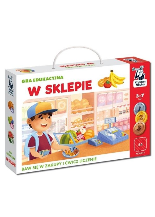 Kapitan Nauka. W sklepie. Gra edukacyjna