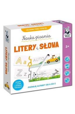 Kapitan Nauka. Litery i słowa. Książka + puzzle