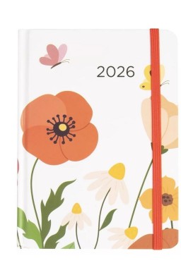 Kalendarz dzienny 2026 B6 Maki ALBI