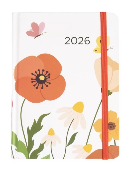 Kalendarz dzienny 2026 B6 Maki ALBI