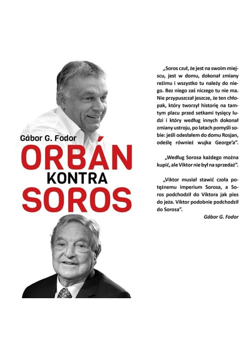 Orban kontra Soros. Trzy rozdziały o czterech...