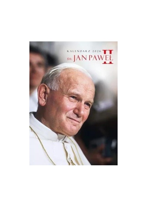 Kalendarz 2026 ścienny wieloplanszowy Święty JP II