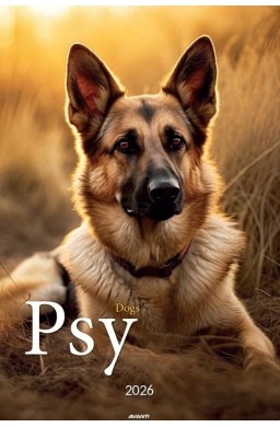 Kalendarz 2026 ścienny A3 Psy