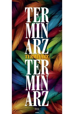 Kalendarz 2026 ścienny paskowy 22x49cm Terminarz