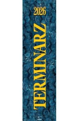 Kalendarz 2026 ścienny paskowy 13x46cm Terminarz
